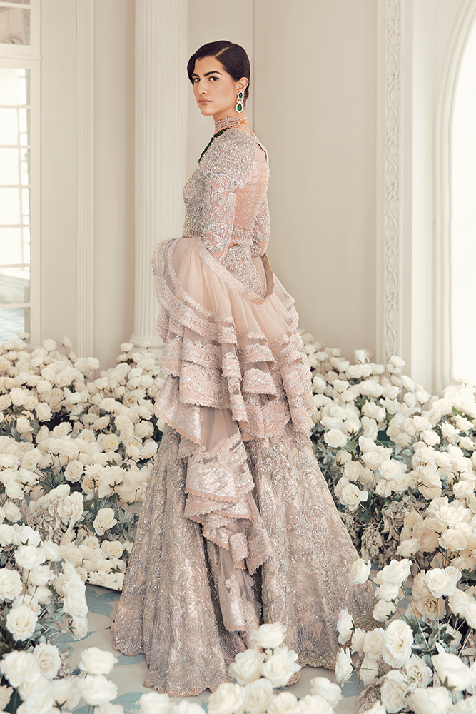 Suffuse - Iris Couture collection bridal ensemble Ayla's Atelier